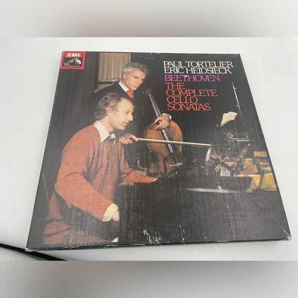 PAUL TORTELIER - ERIC HEIDSIECK / BEETHOVEN cello sonatas vinyl - Picture 1 of 4